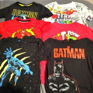 Super hero shirts size 5/6
